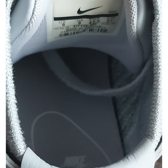 Nike Men's Air Force 1 Ultra Flyknit Mid Wolf Grey Custom Patch Size 9 - Picture 6 of 8